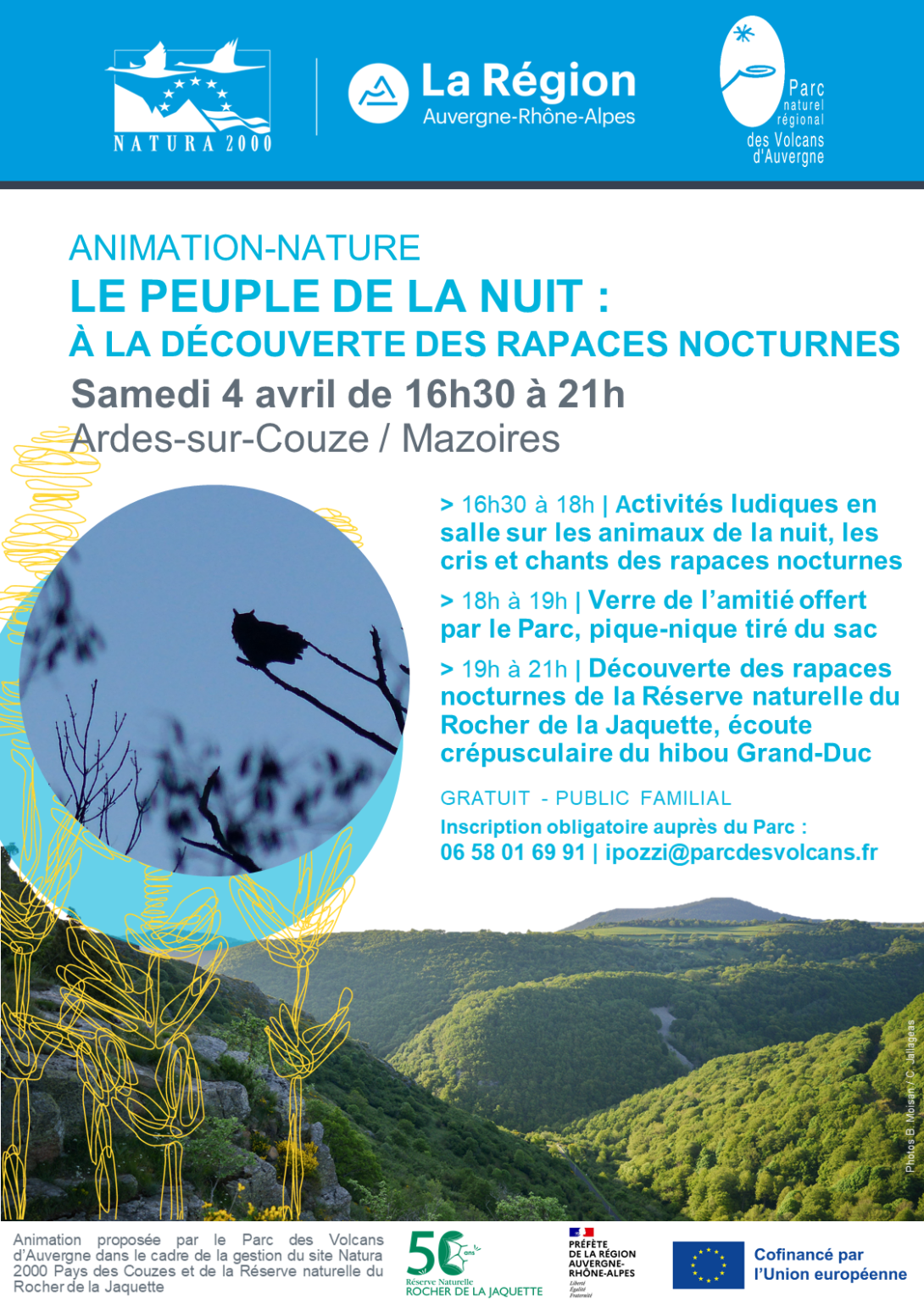 A la découverte des rapaces nocturnes